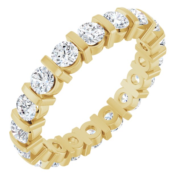 14k-rose-gold-3/4-ctw-lab-grown-diamond--eternity-band