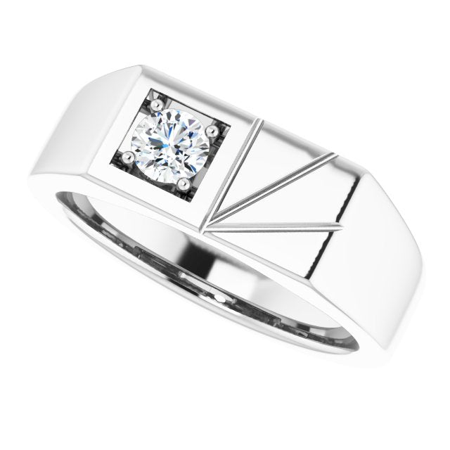 14k-white-1/3-ct-lab-grown-diamond-ring