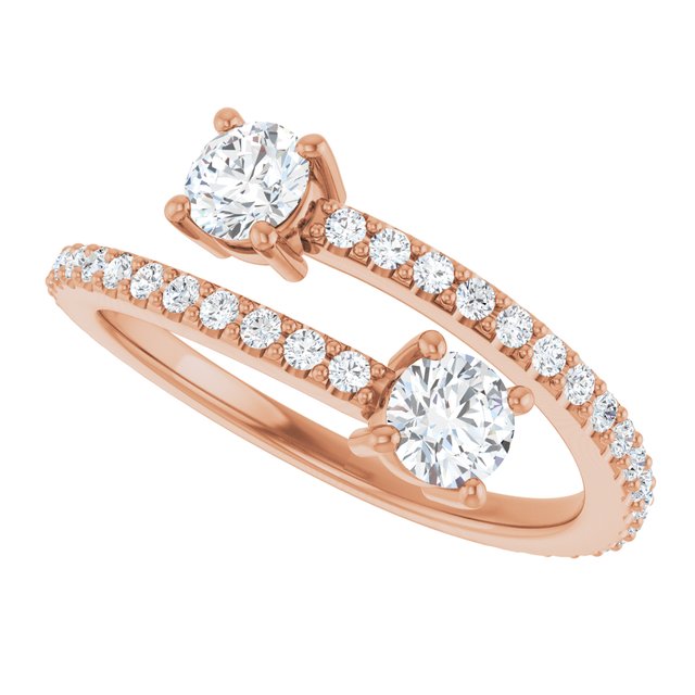 14k-rose-7/8-ctw-lab-grown-diamond-ring