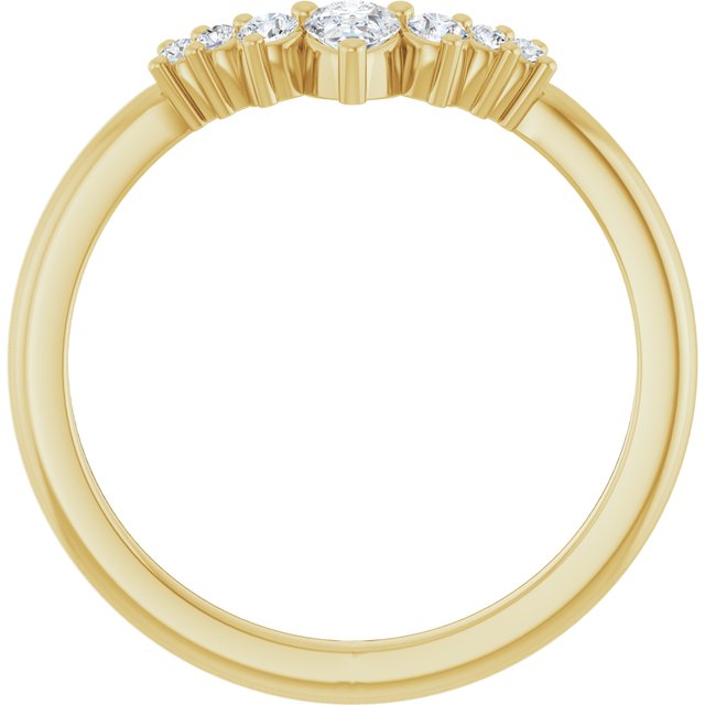 14k-yellow-gold-1/4-ctw-lab-grown-diamond-contour-band