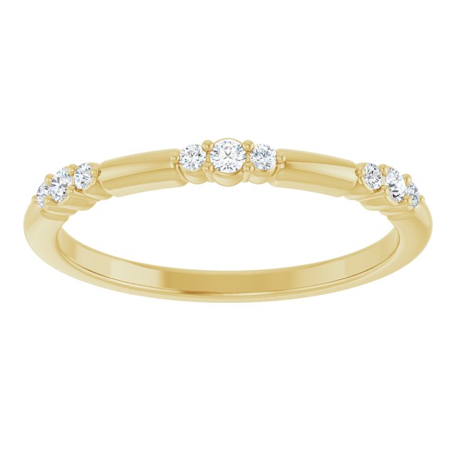 14k-yellow-1/8-ctw-lab-grown-diamond-stackable-ring