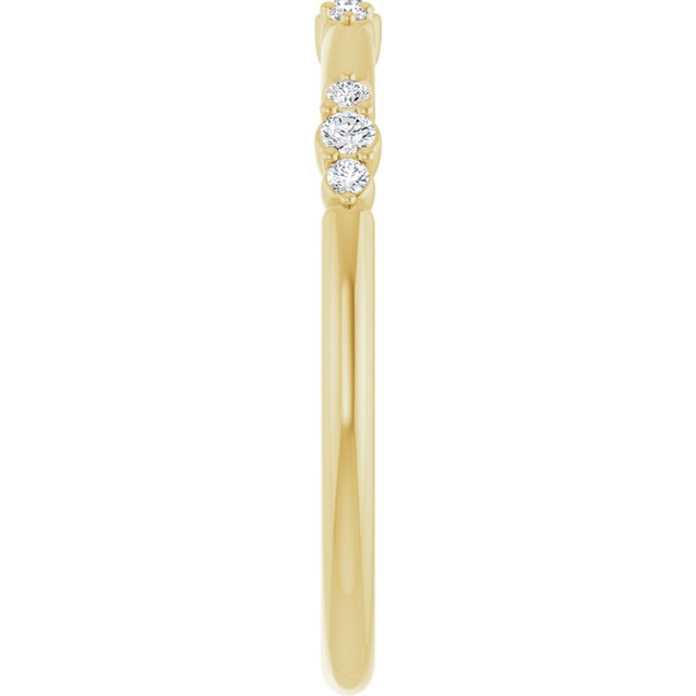 14k-yellow-1/8-ctw-lab-grown-diamond-stackable-ring