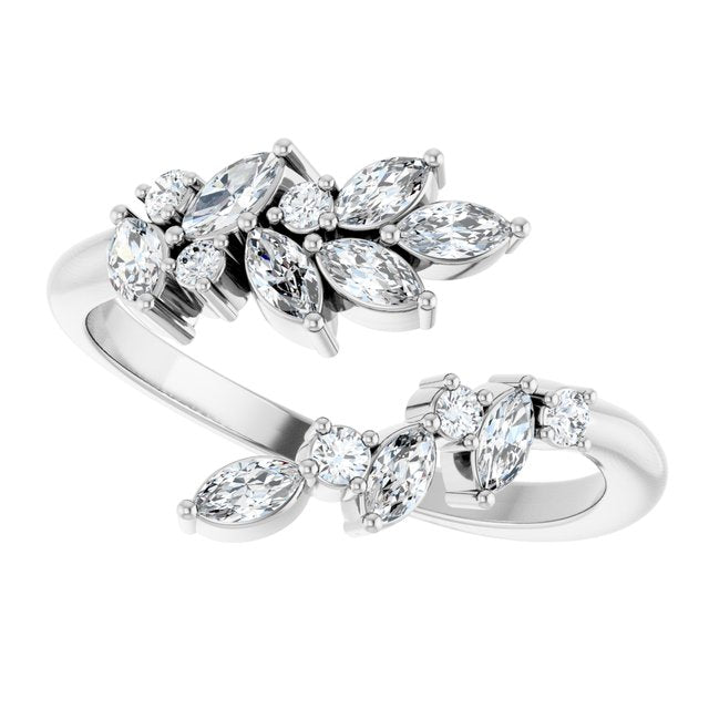 14k-white-1/2-ctw-lab-grown-diamond-bypass-ring
