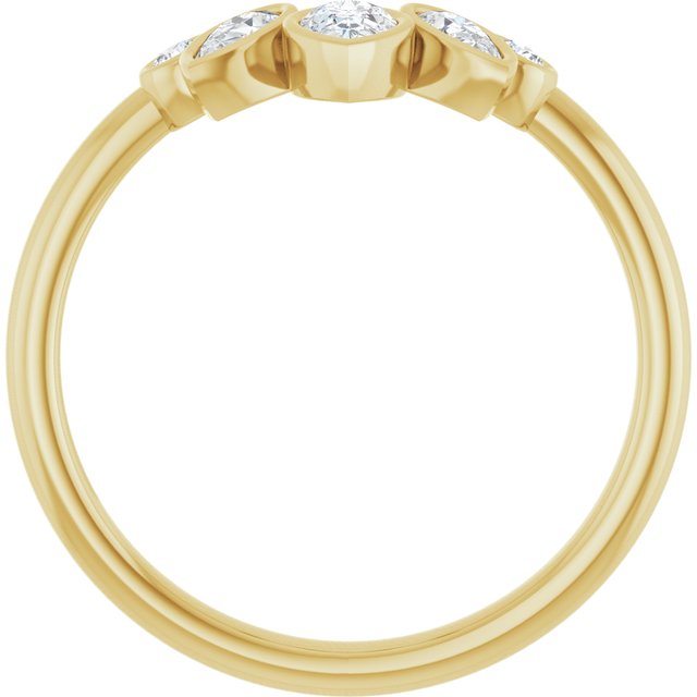 14k-yellow-gold-3/8-ctw-lab-grown-diamond-bezel-set-contour-band