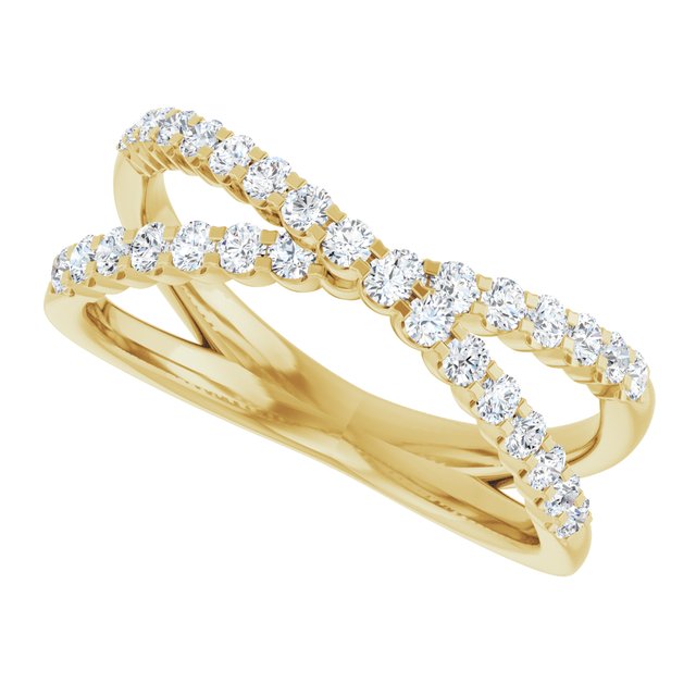14k-yellow-1/2-ctw-lab-grown-diamond-criss-cross-ring