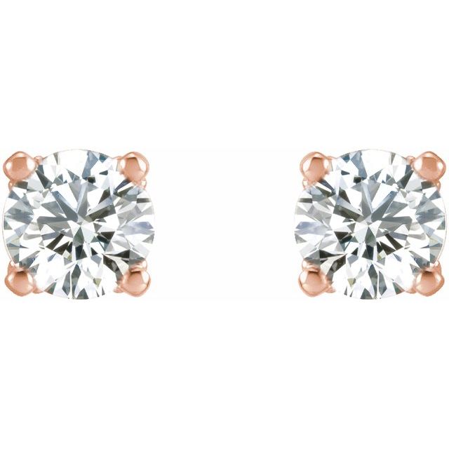 14k-rose-1/3-ctw-lab-grown-diamond-stud-earrings