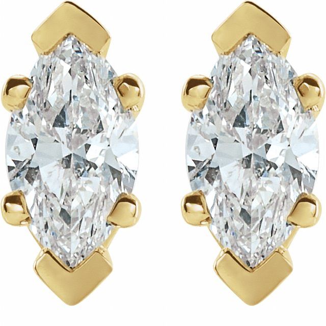14k-yellow-1/2-ctw-lab-grown-diamond-earrings
