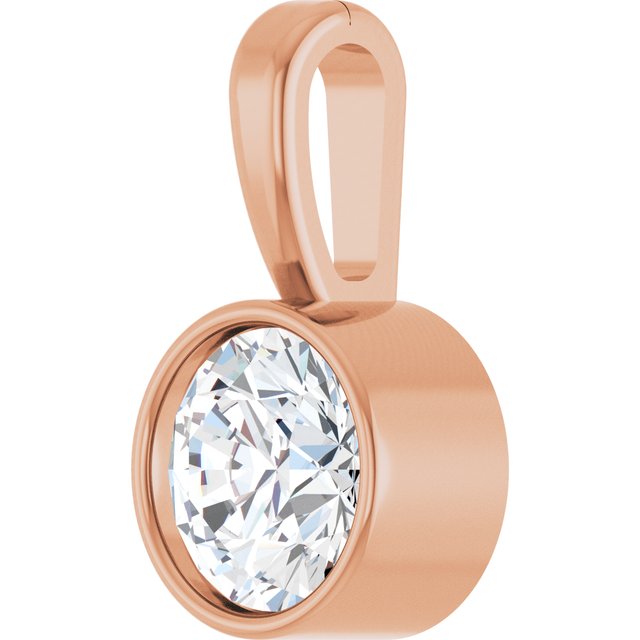 14k-rose-1/4-ct-lab-grown-diamond-bezel-set-solitaire-pendant