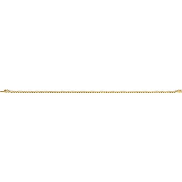 14k-yellow-1-ctw-lab-grown-diamond-line-7-1/4"-bracelet