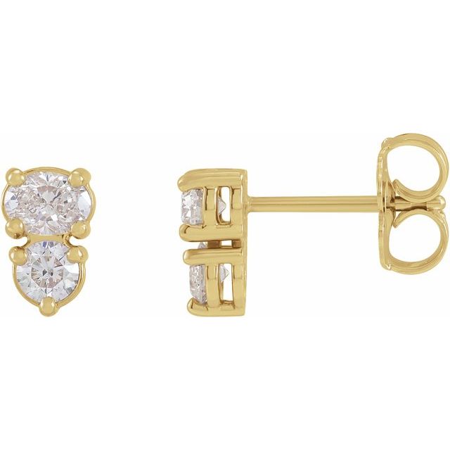 14k-white-1/2-ctw-lab-grown-diamond-two-stone-earrings