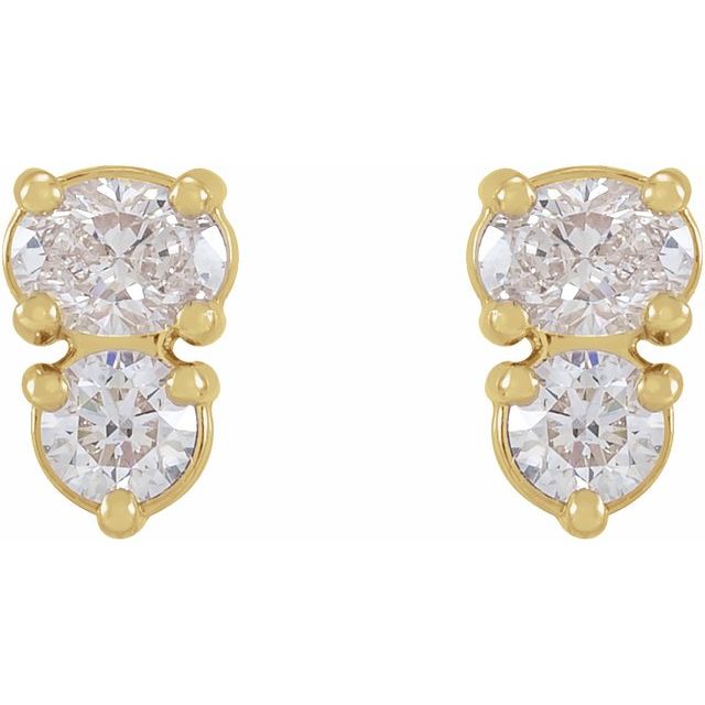 14k-white-1/2-ctw-lab-grown-diamond-two-stone-earrings
