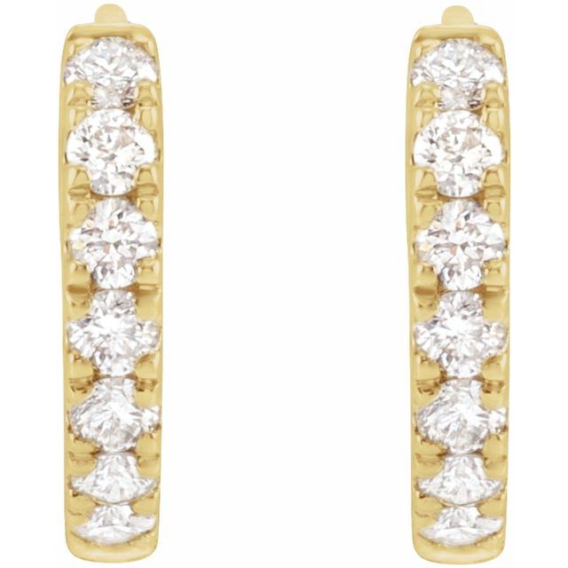 14k-yellow-1/5-ctw-lab-grown-diamond--hoop-earrings