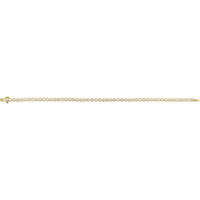 14k-yellow-3-1/2-ctw-lab-grown-diamond-bezel-set-7"-bracelet