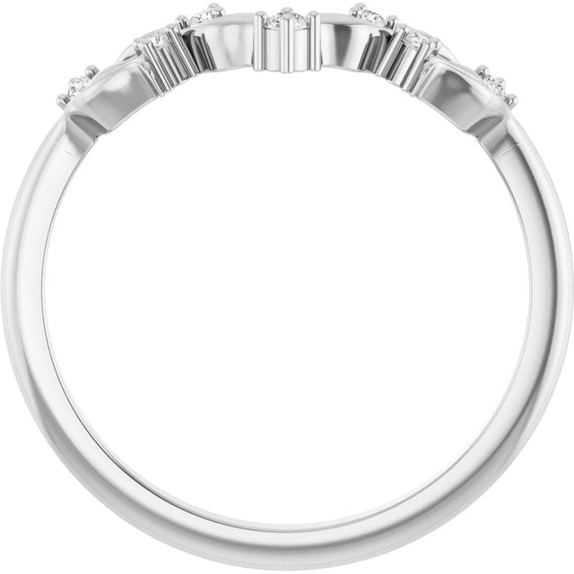 platinum-.06-ctw-lab-grown-diamond-contour-band