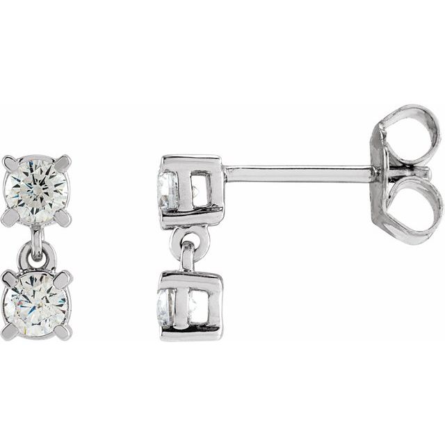 14k-yellow-1/2-ctw-lab-grown-diamond-two-stone-earrings