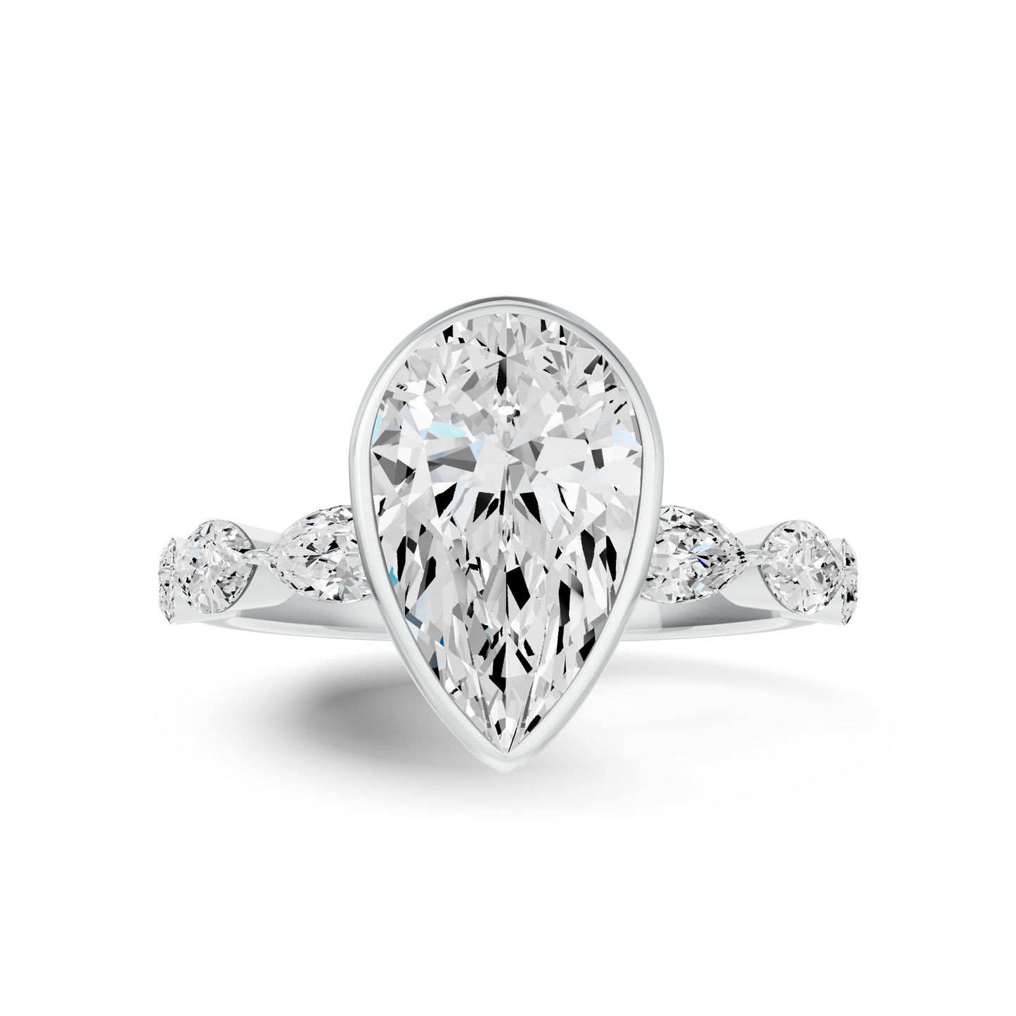 Bezel Marquise Eternity Band Ring
