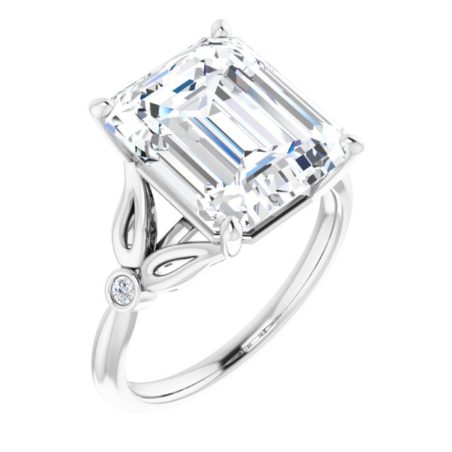 Platinum Emerald Ring Mounting